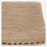 CAPPELLO BUCKET IN RAFIA SOPRA TEA IBELIV 