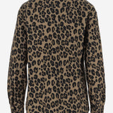 CAMICIA IN COTONE STRETCH LEOPARDATA 5489L110 60226 ASPESI 