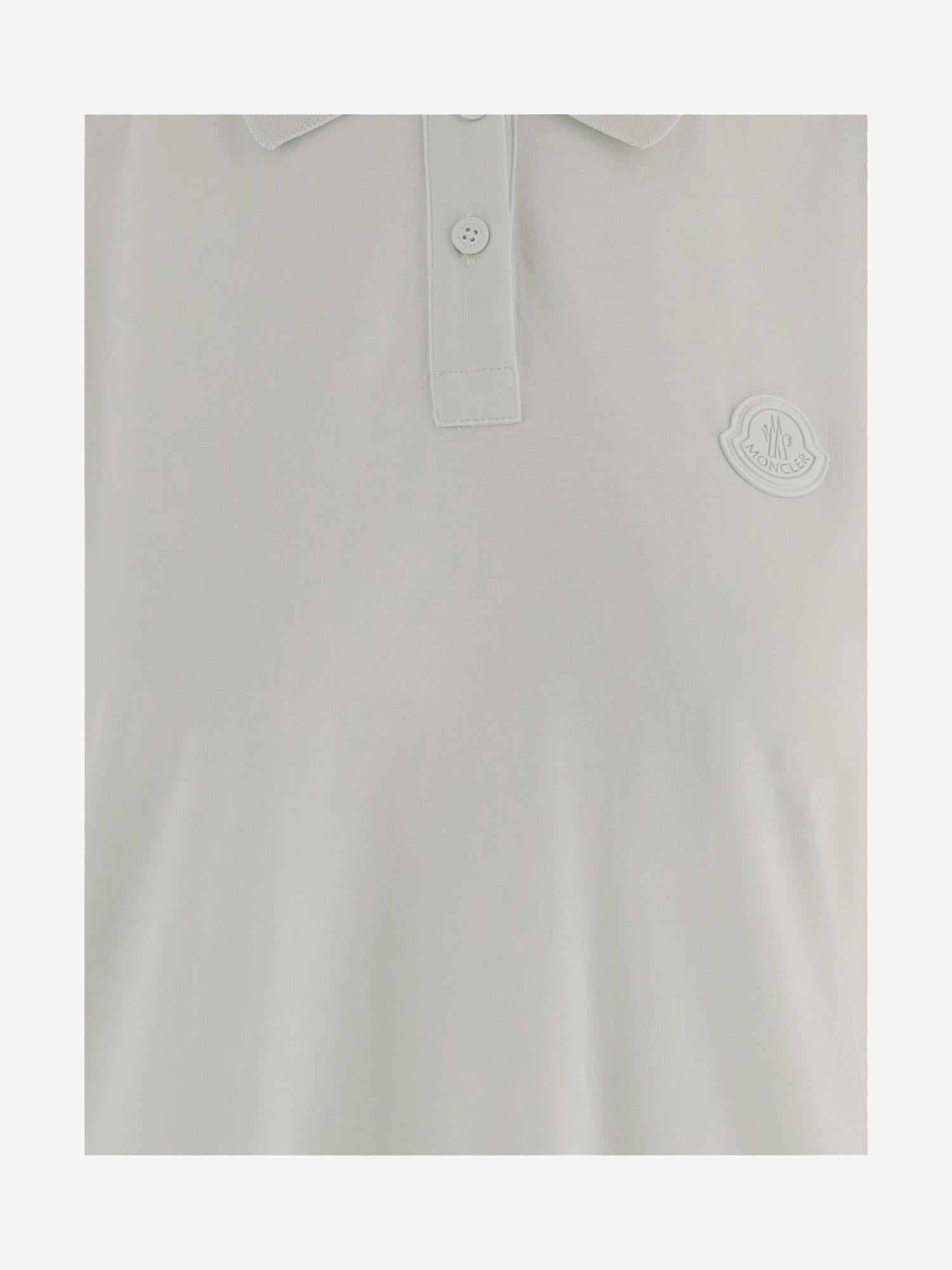 POLO IN COTONE CON LOGO 8A00003 89AZ0804 MONCLER 