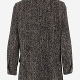 CAPPOTTO IN MISTO LANA CON MOTIVO SPIGATO ANGIO12334 003 MAX MARA 