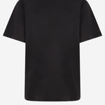 T-SHIRT IN COTONE E SETA CON LOGO 864626 XJHUF1152 GUCCI 