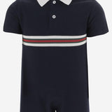 TUTINA IN COTONE CON WEB 849667 XJHNR4780 GUCCI KIDS 