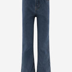 JEANS BOOTCUT IN COTONE STRETCH 8110741 MID BLUE BURBERRY 