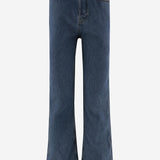 JEANS BOOTCUT IN COTONE STRETCH 8110741 MID BLUE BURBERRY 