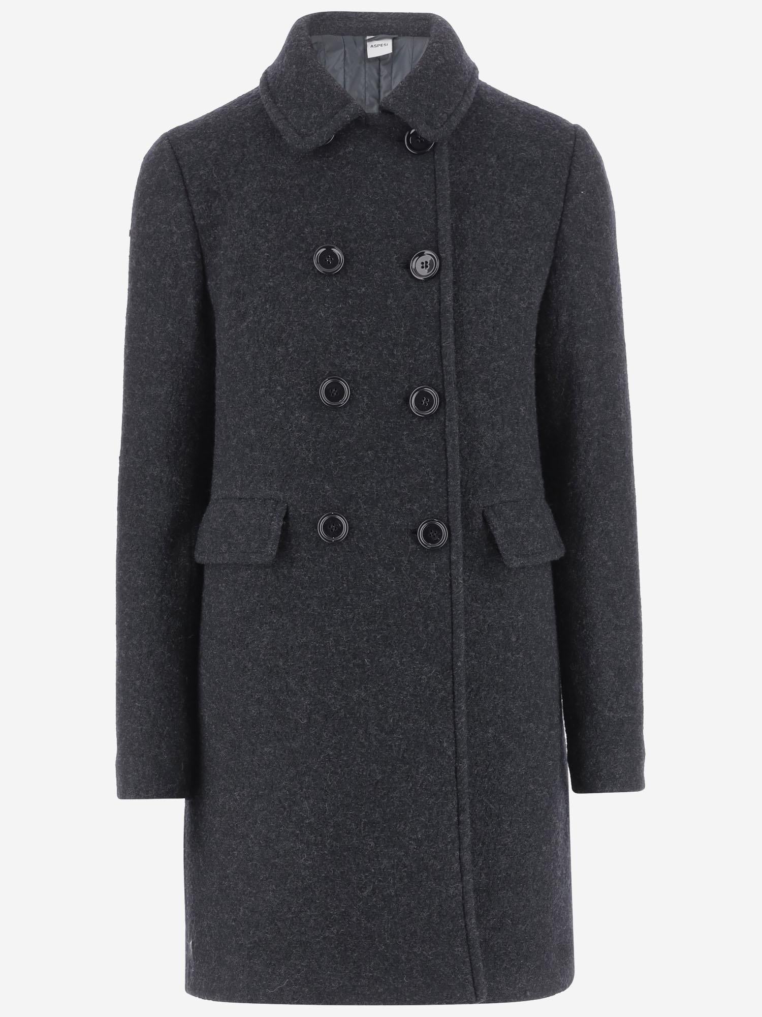 CAPPOTTO DOPPIOPETTO IN LANA 0757D551SP 10098 ASPESI 