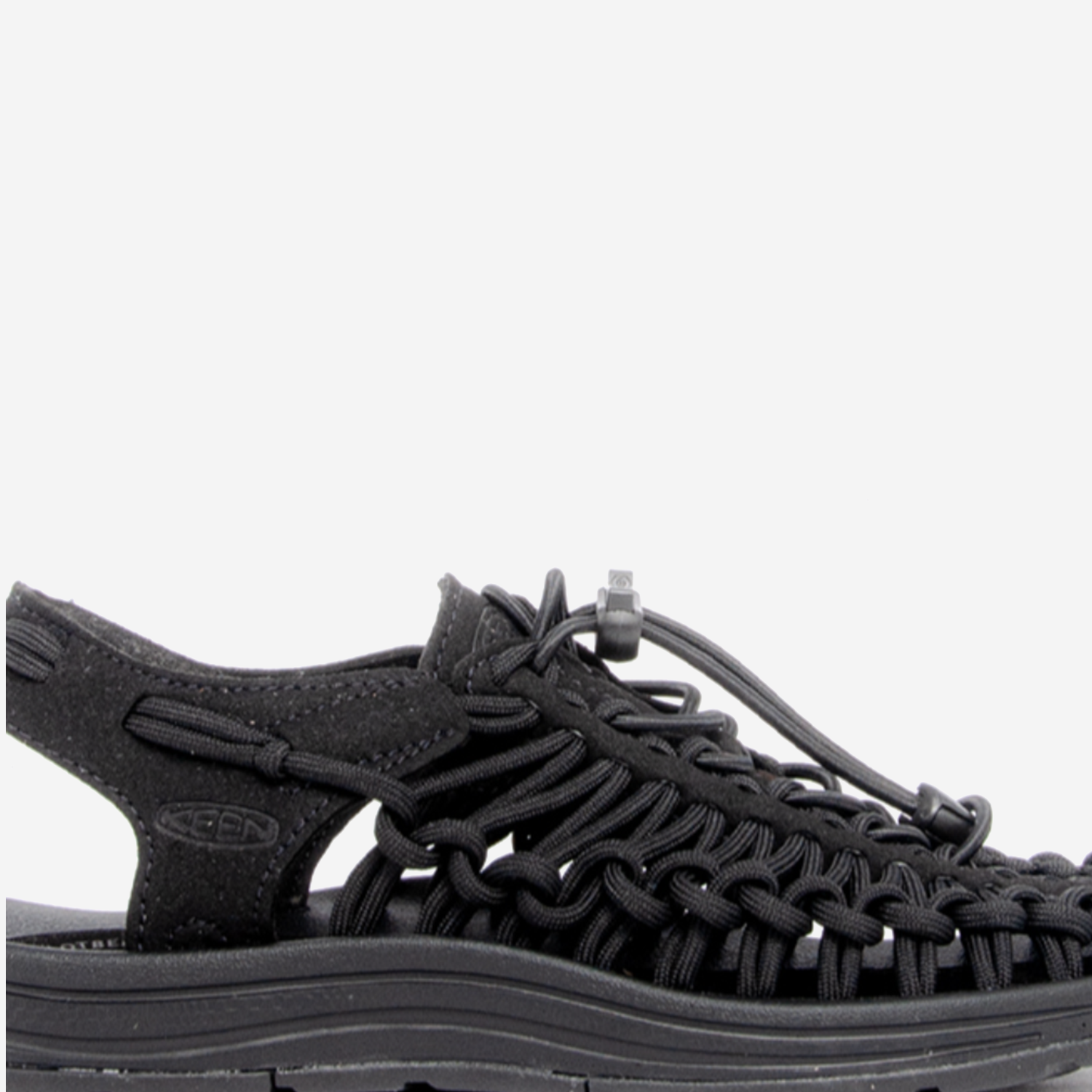 SANDALI UNEEK IN PELLE 1014099 BLACK KEEN 