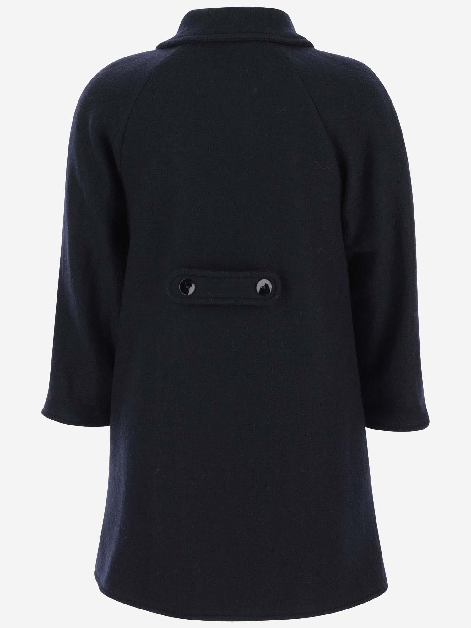 CAPPOTTO DOPPIOPETTO IN LANA DAVOS 107 NICOLETTA FANNA KIDS 