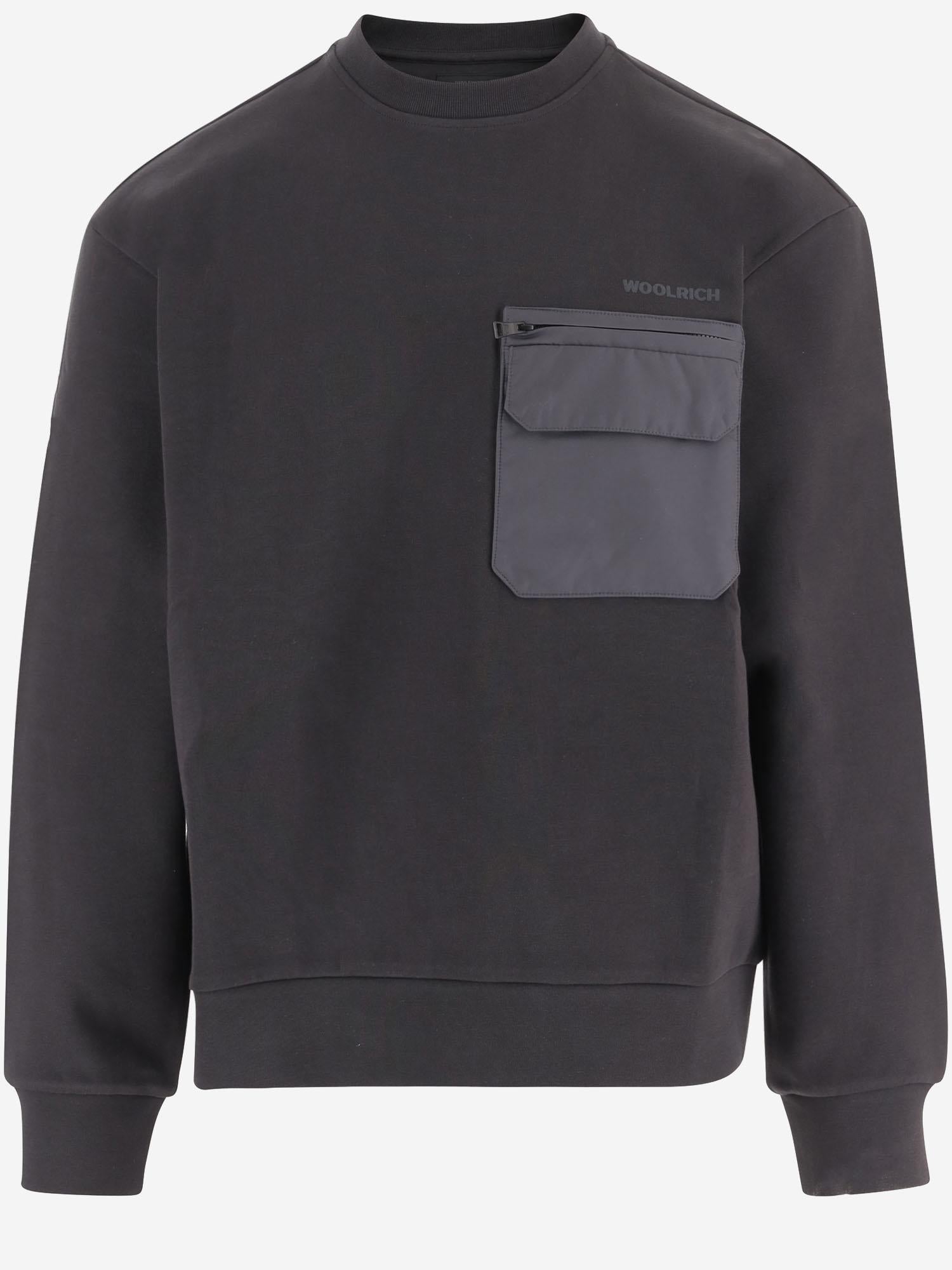 MAGLIONE CON LOGO CFBLSW2003MRUT4100 100 WOOLRICH 