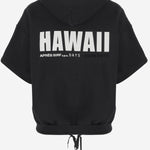 FELPA IN MISTO COTONE CON LOGO LINDA BLACK APRES SURF 