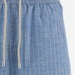 SHORTS DA BAGNO IN NYLON CON MOTIVO A RIGHE SYR0001 00489L MC2 SAINT BARTH 