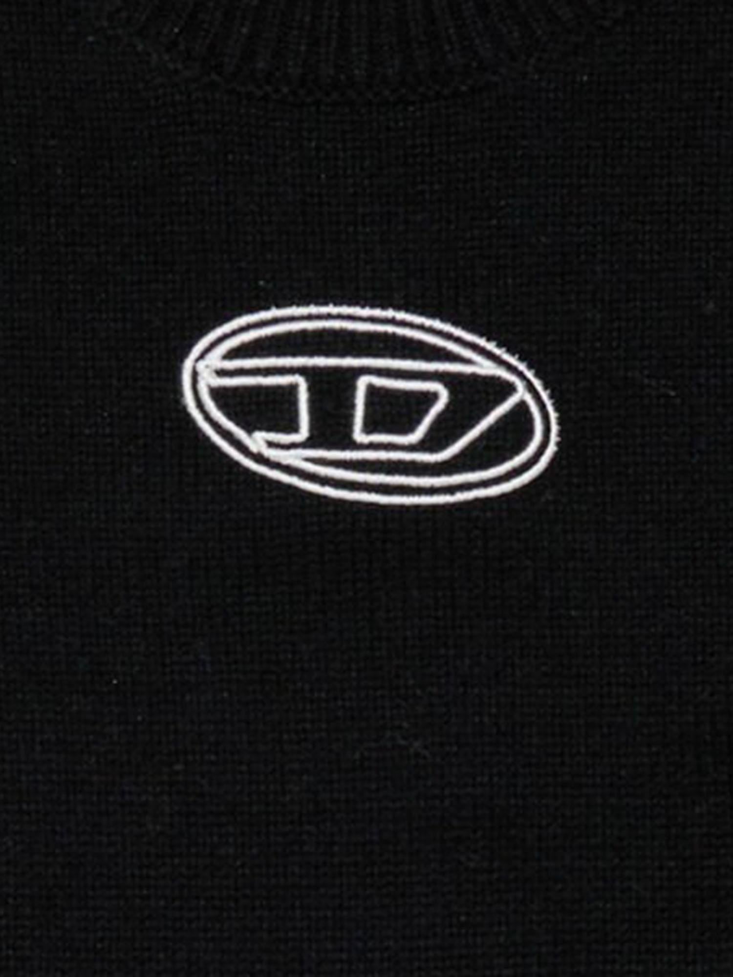 MAGLIONE IN MISTO VISCOSA CON LOGO J02435 KYAYXK900 DIESEL KIDS 