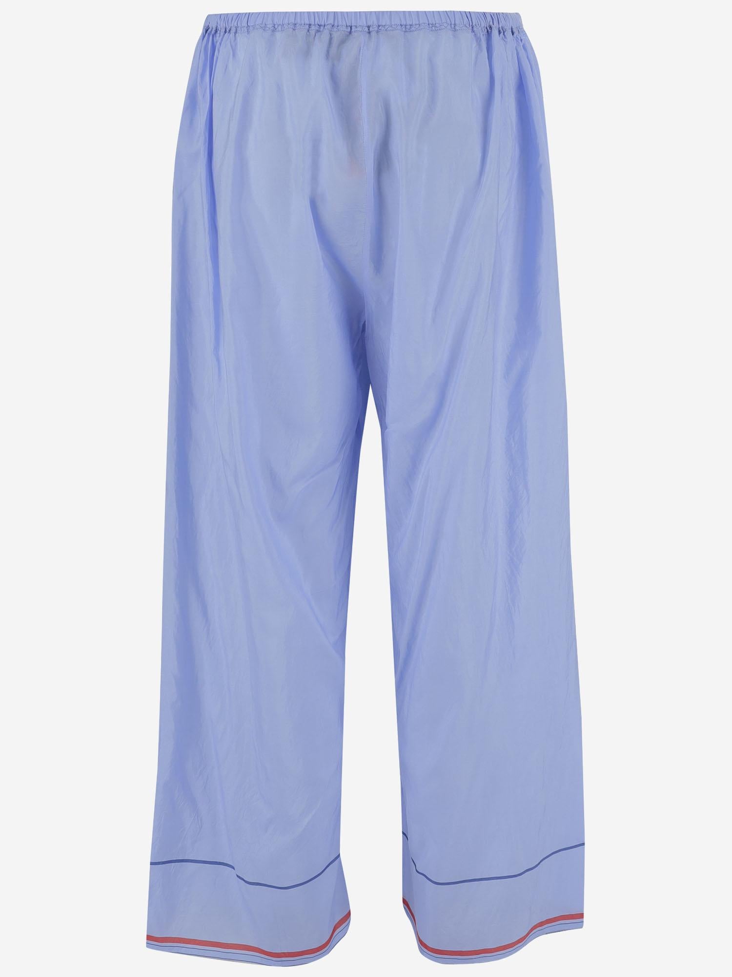 PANTALONI IN SETA WPBCU06  PERO 