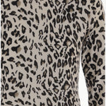 MAGLIONE IN LANA E CASHMERE STAMPA LEOPARDATA 25517642 909 ALLUDE 