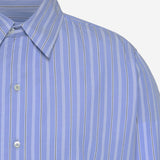 CAMICIA IN COTONE CON MOTIVO A RGHIE S29DT0006 M35625002F MAISON MARGIELA 