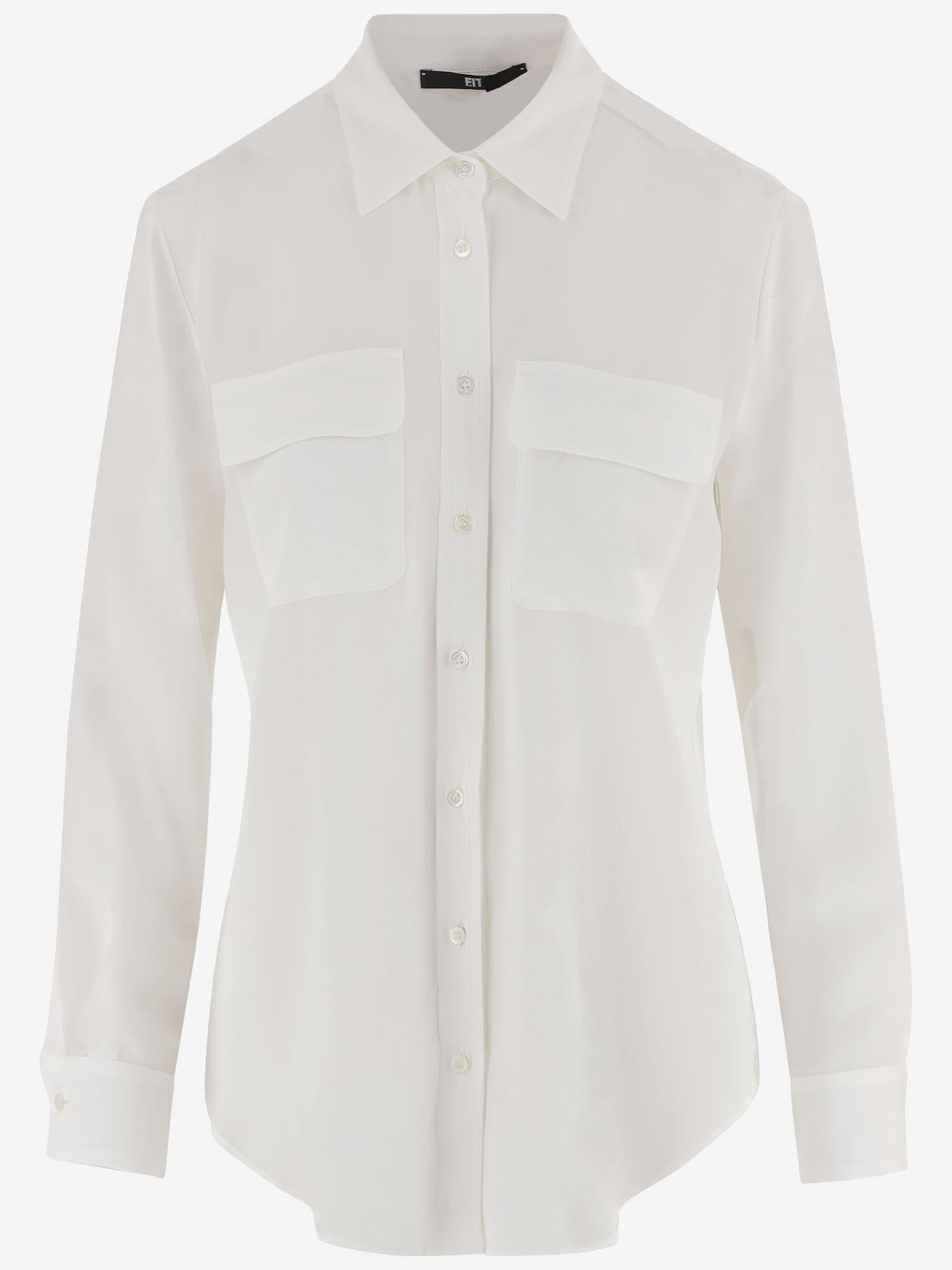 CAMICIA IN ACETATO E SETA 4057 13420020 F.IT 