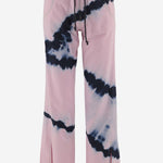 JEANS IN COTONE CON MOTIVO TIE-DYE DAM26TU2 PINK DONT @ ME 