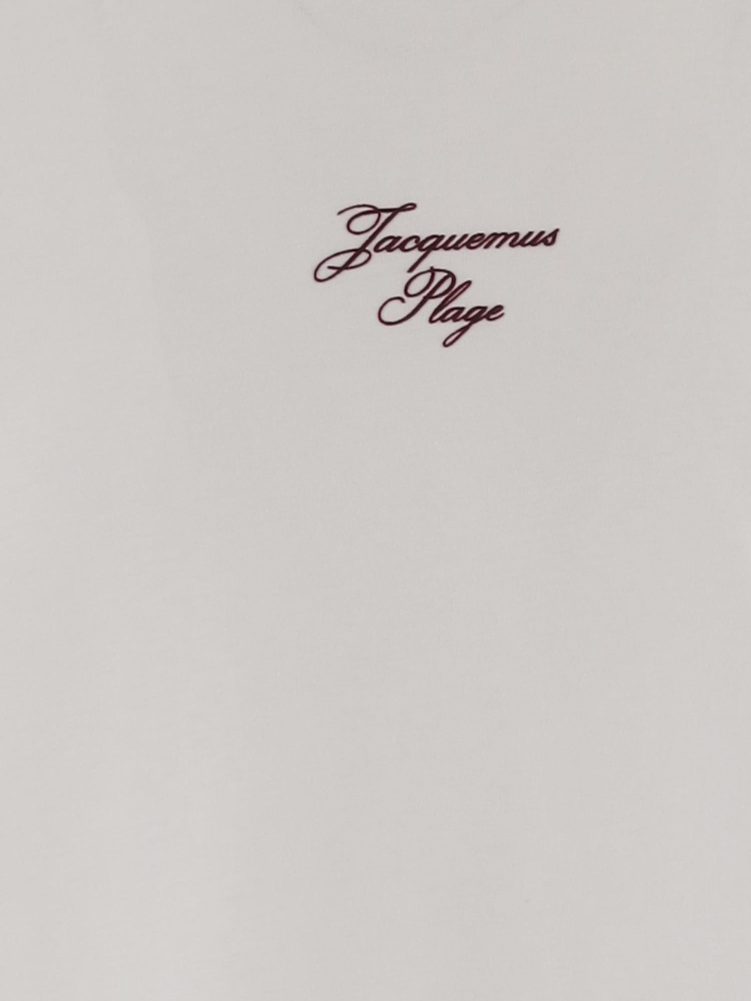 T-SHIRT IN COTONE CON LOGO TSU00320AJ00285 1NG JACQUEMUS 