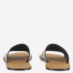SANDALI CHARLIE IN PELLE F1897L837 BLK THE ROW 