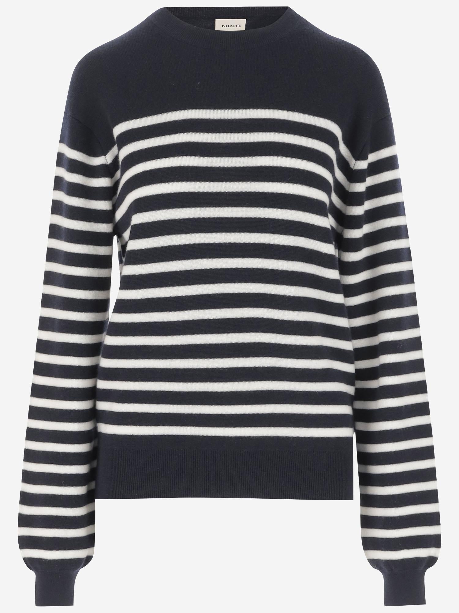 MAGLIONE VIOLA IN CASHMERE STRETCH 9305648K648 467 KHAITE 
