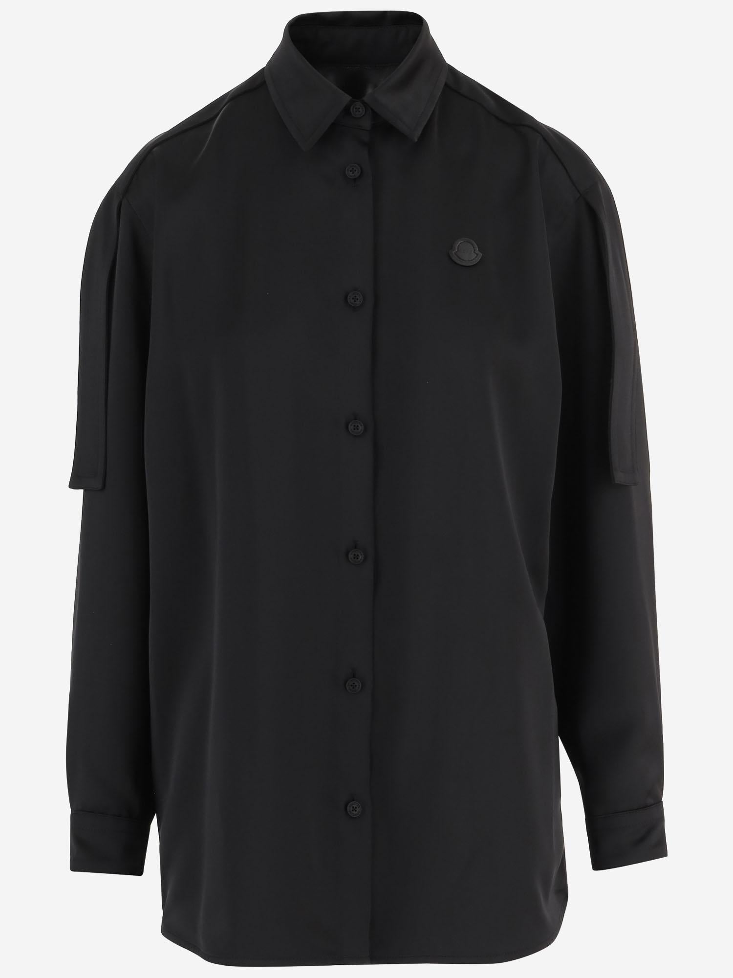 CAMICIA IN NYLON CON LOGO 2F00002M6521 999 MONCLER 