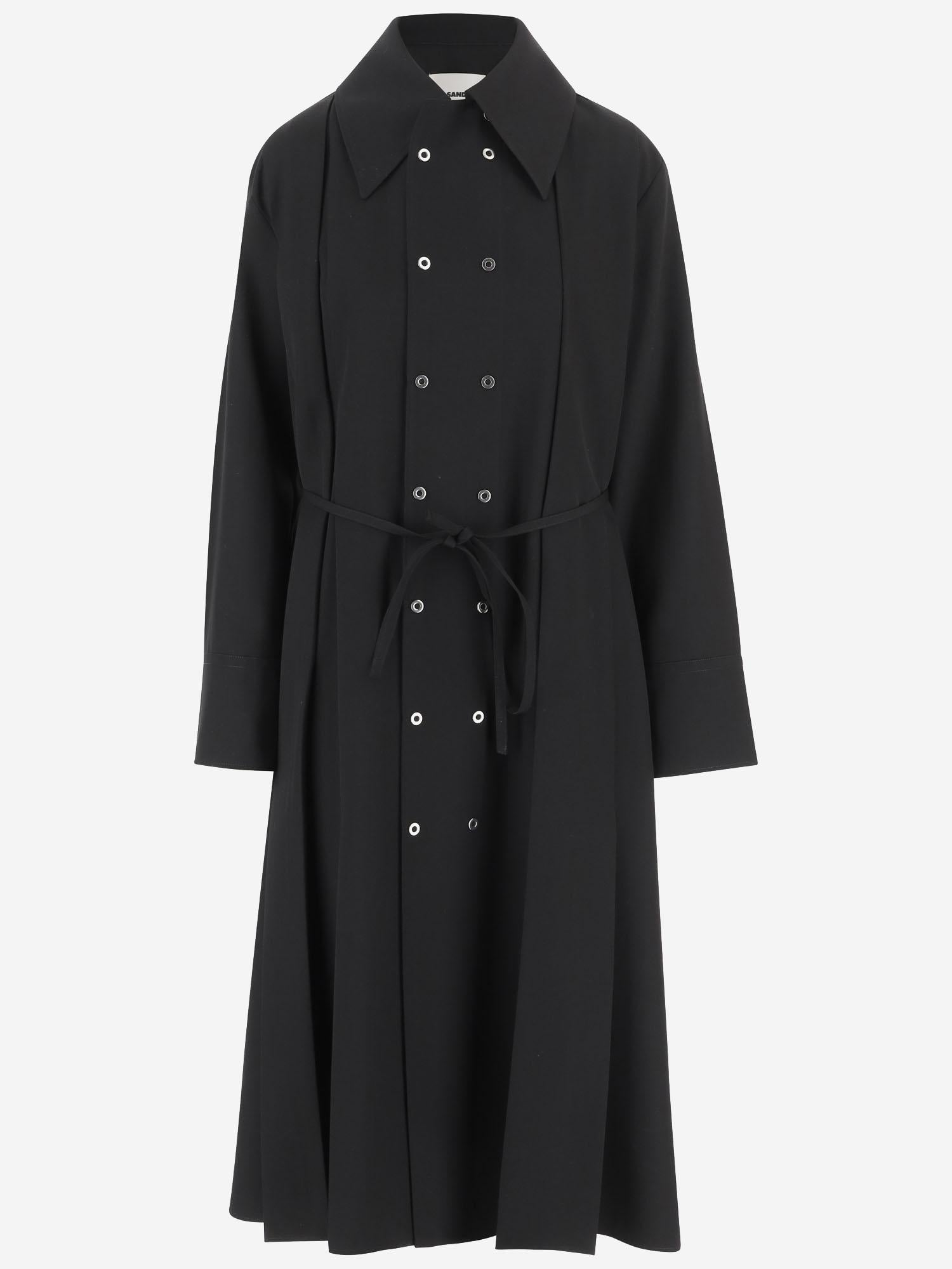 CAPPOTTO IN LANA CON CINTURA J03CT0566 J40002001 JIL SANDER 