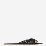 SANDALI SARA CON ELASTICO E PELLE F1617W180 BLK THE ROW 