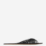 SANDALI SARA CON ELASTICO E PELLE F1617W180 BLK THE ROW 