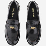 MOCASSINI IN PELLE 5D506E 070F0002 MIU MIU 