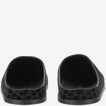 Mules in viscosa e cupro con Morsetto 837130 FAEUF1000 GUCCI 