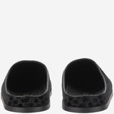 Mules in viscosa e cupro con Morsetto 837130 FAEUF1000 GUCCI 