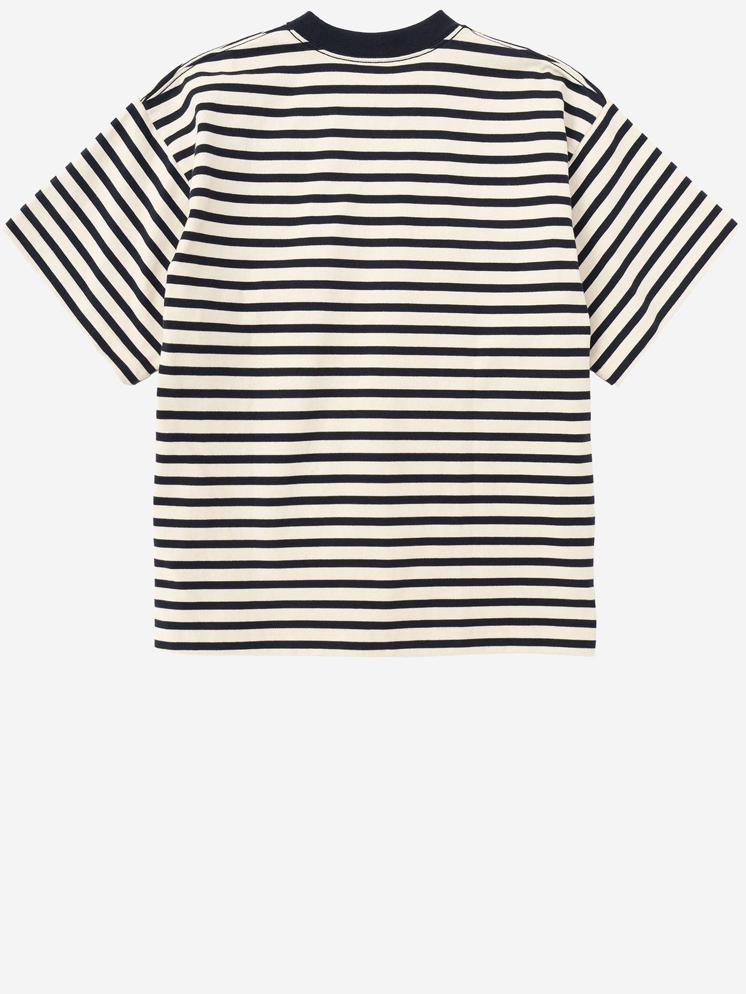 T-SHIRT IN COTONE A RIGHE CON TASCHINO 5746184310 120 AND WANDER 