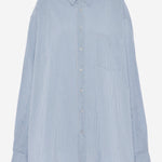 CAMICIA OVERSIZE IN COTONE E SETA S51DT0025 M35751001F MAISON MARGIELA 
