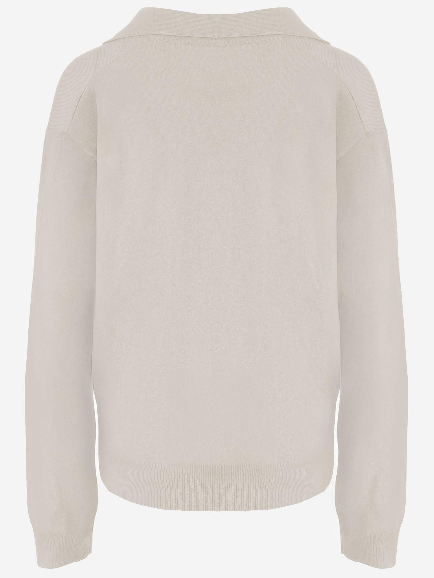 MAGLIONE CON COLLETTO A V IN CASHMERE KNJP21106 2 ARCH4 