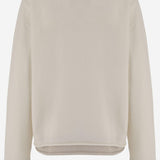 MAGLIONE IN CASHMERE CON BORDI A CONTRASTO KNJP24243 315 ARCH4 