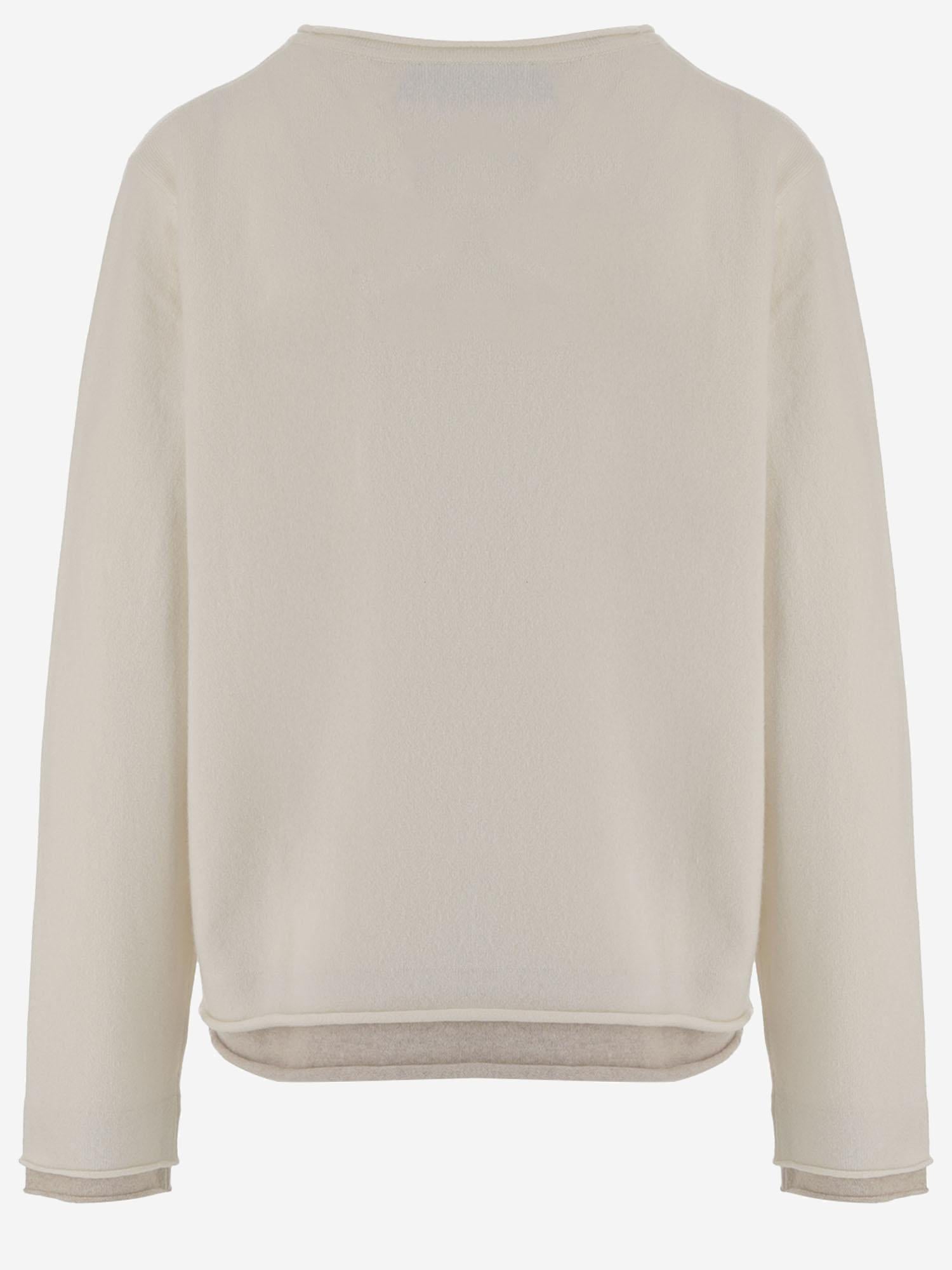 MAGLIONE IN CASHMERE CON BORDI A CONTRASTO KNJP24243 315 ARCH4 