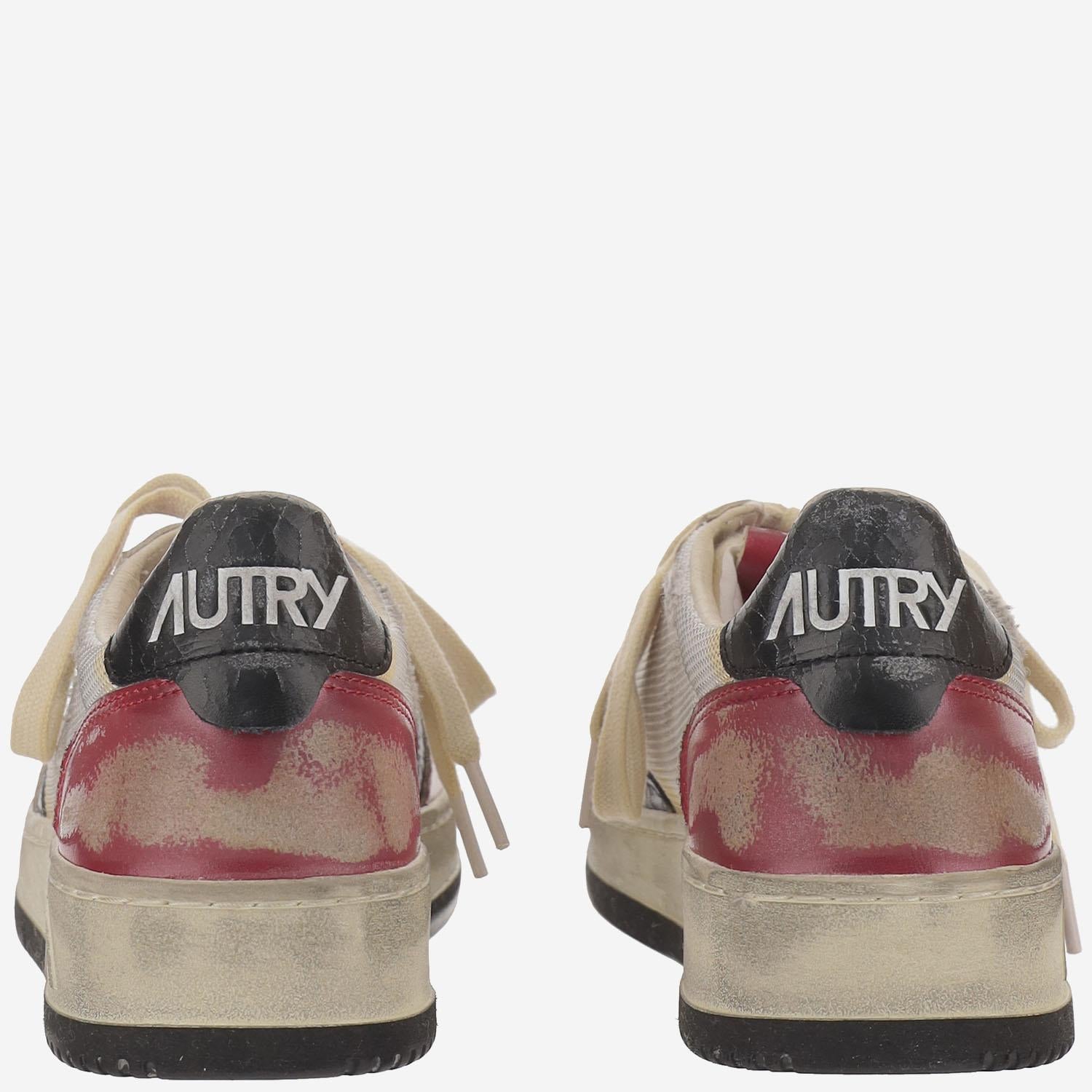 SNEAKERS LOW MEDALIST SUPER VINTAGE AVLMKH02 MESHLEAWHTRED AUTRY 