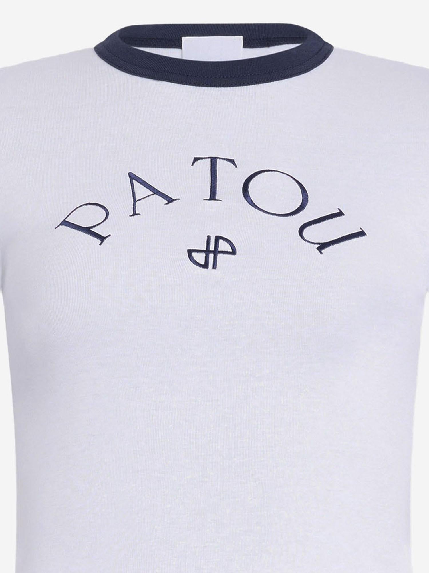 T-SHIRT IN COTONE CON LOGO JE2499994 001W PATOU 
