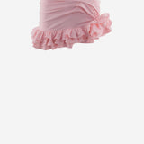 PANTALONI CORTI IN JERSEY TECNICO CON DRAPPEGGI SKW00680AW00096 430 JACQUEMUS 