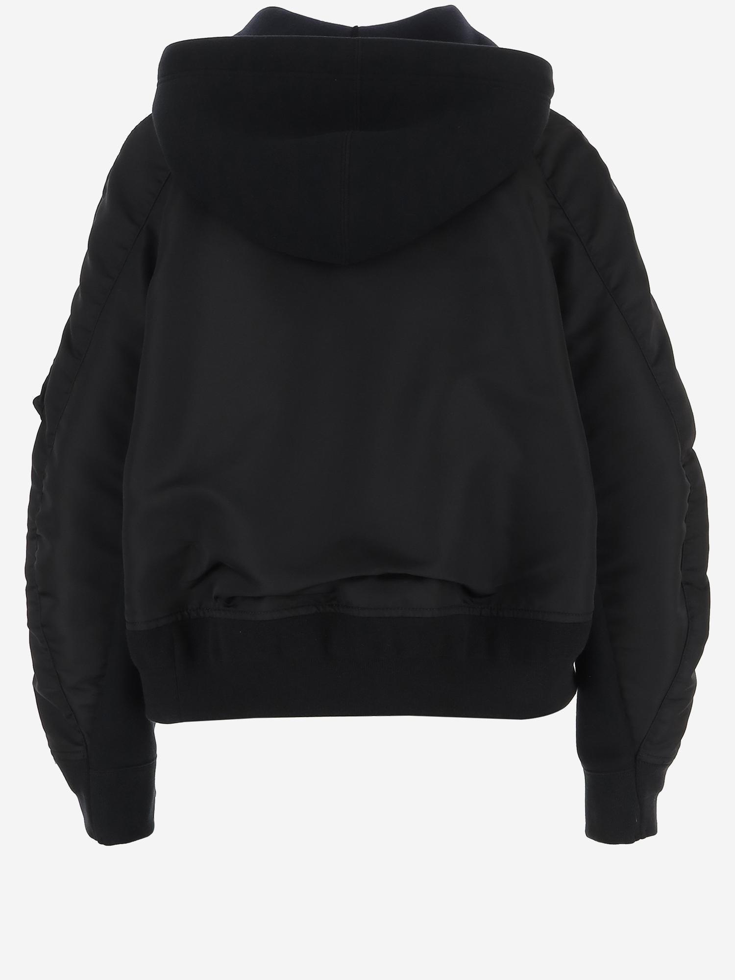 FELPA CON ZIP IN MISTO COTONE 08343 001 SACAI 