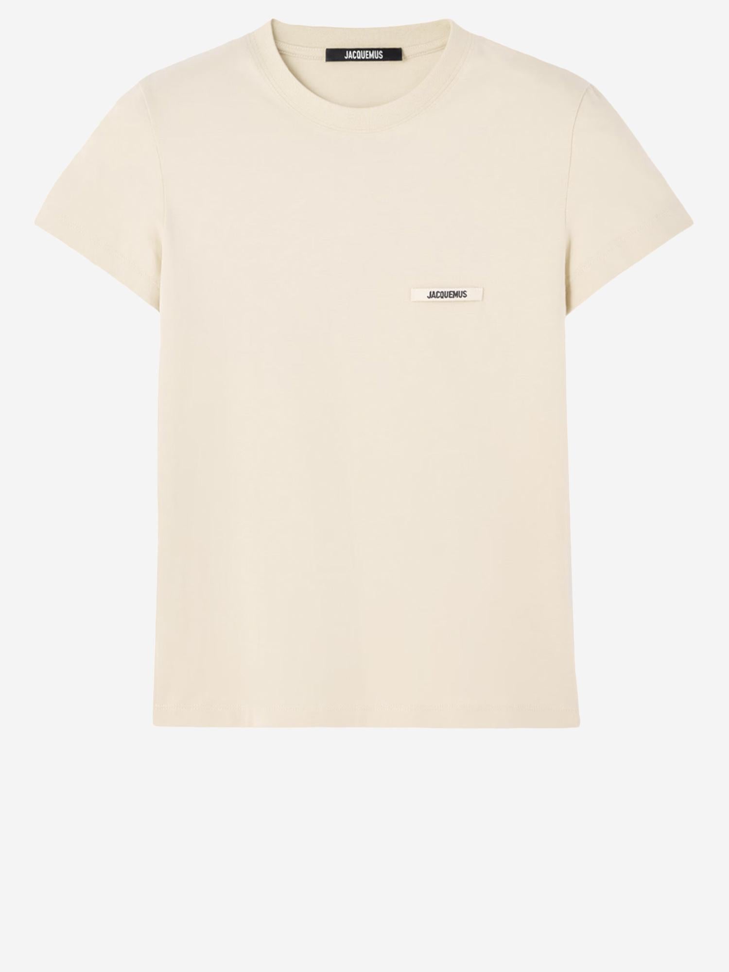 T-SHIRT IN COTONE CON LOGO TSW00550AJ00029 131 JACQUEMUS 