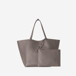 BORSA PARK TOTE THREE IN PELLE MARTELLATA W1272L129 SMKTA THE ROW 