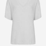 T-SHIRT LINDA IN COTONE E CASHMERE 181251015 100 KHAITE 