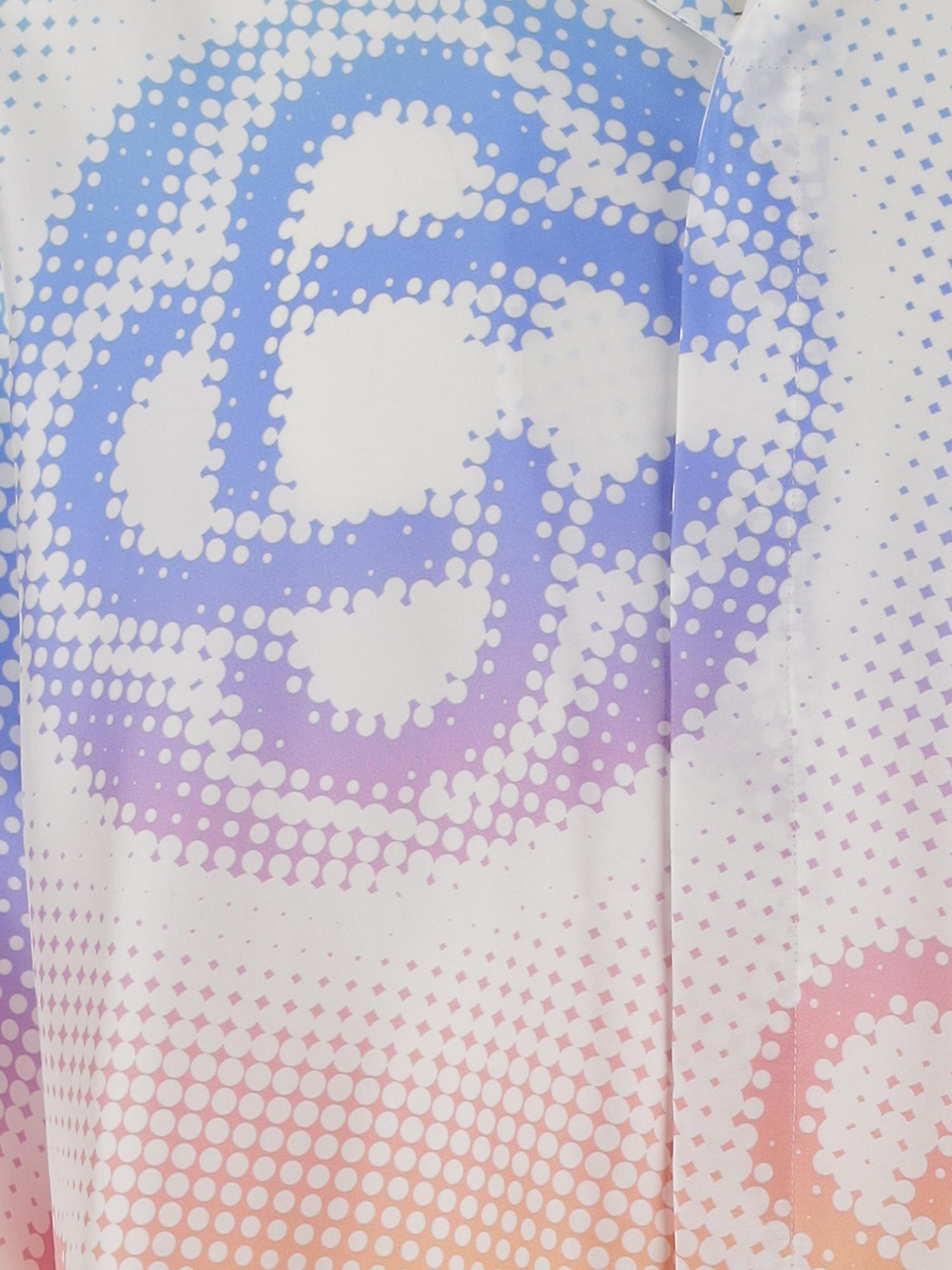 CAMICIA IN SETA CON STAMPA GRAFICA MSP26SH006 03 CASABLANCA 