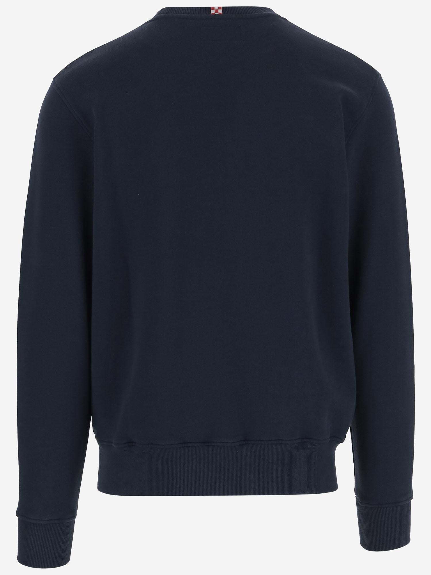 FELPA IN COTONE CON LOGO PON0001 00001H MC2 SAINT BARTH 