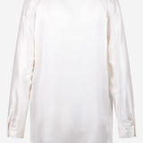 CAMICIA IN SETA CON SCOLLO A V VR84511926 137OWT VINCE 