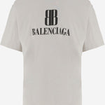 T-SHIRT IN COTONE CON LOGO 764235 TSVU49012 BALENCIAGA 