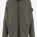 FELPA CON ZIP IN LANA MERINO PMG28 GREEN PREMIATA 