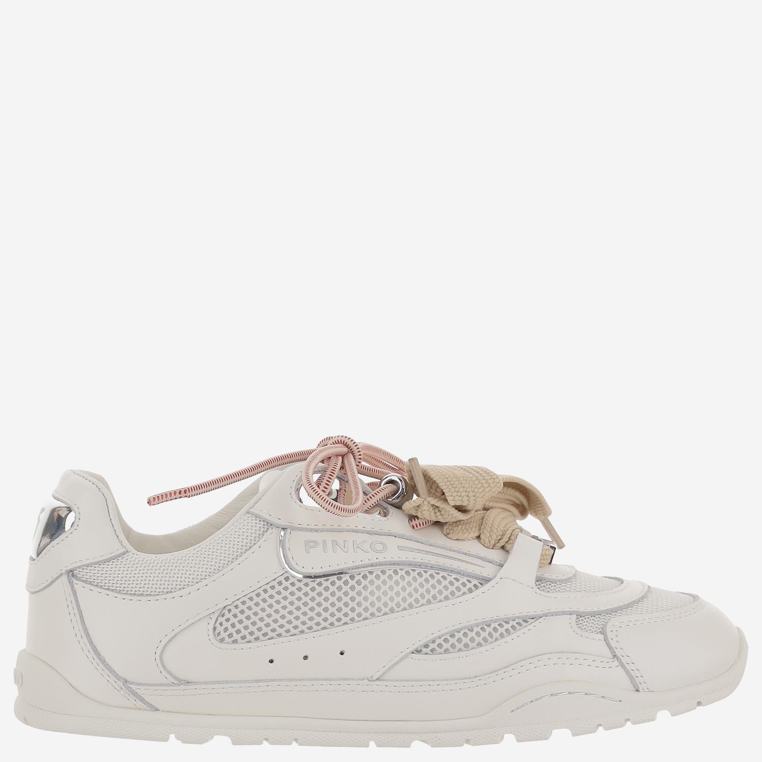 SNEAKERS YULIA IN PELLE E MESH CON LACCI BICOLORE SS0185 P132Z1B PINKO 