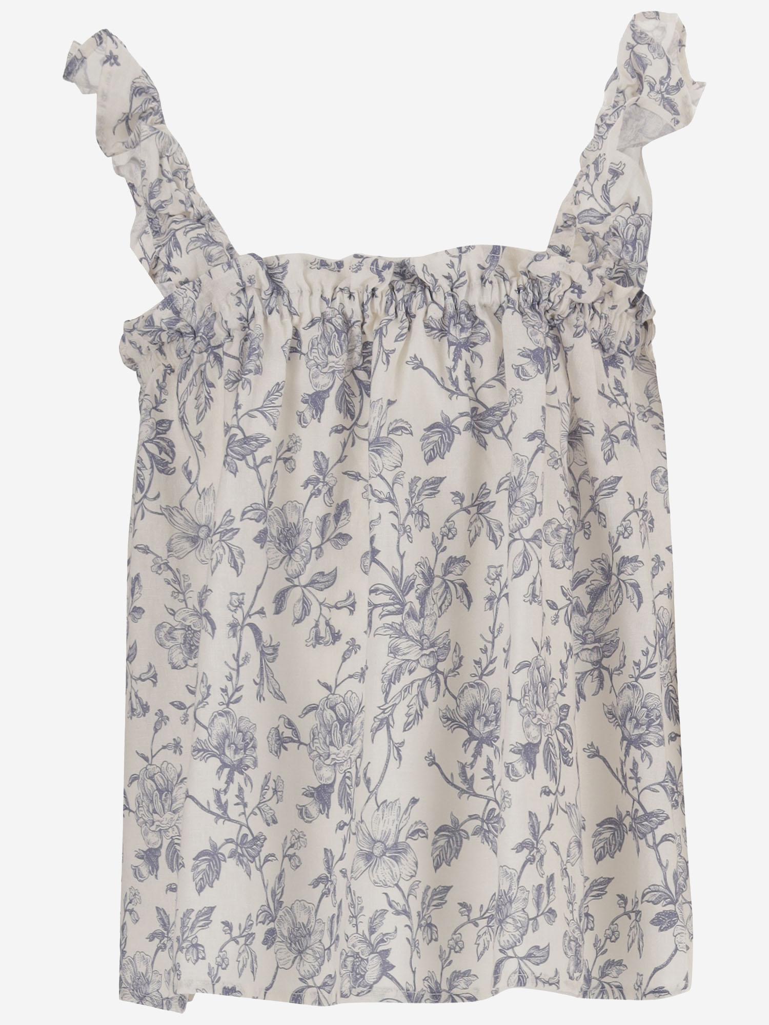 Canotta in misto lino 26618116 325 BABE & TESS KIDS 