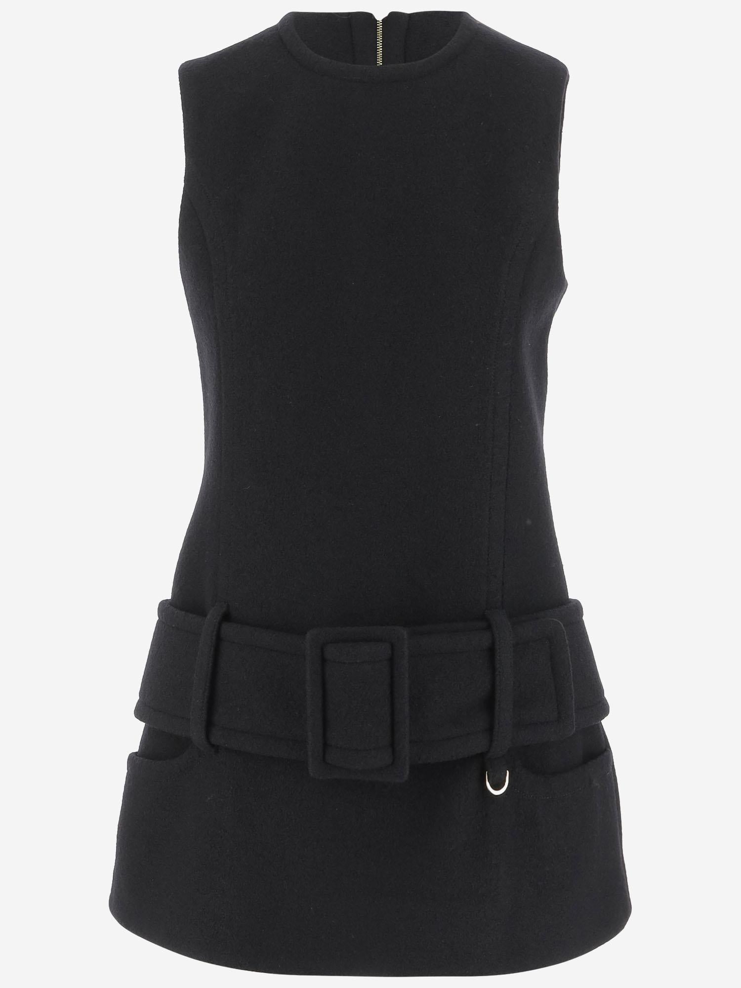 MINI ABITO IN LANA DR2060232 999B PATOU 
